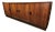 Vintage Mid Century Modern Rosewood Credenza by P. Vestergaard | Sliding Door Sideboard Cabinet | Danish Modern Storage Console, Attributed For Sale