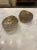 Metal Smokey Quartz Taper Holders - a Pair For Sale - Image 7 of 7