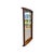 Mid-Century Modern Vintage Mid-Century Modern Style Curved Wooden Frame Wall Mirror. For Sale - Image 3 of 7