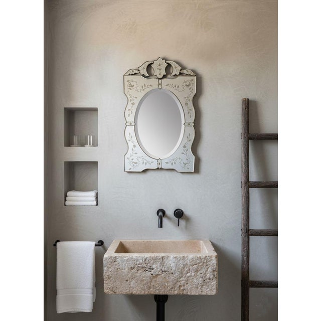 Vintage Venetian Birds Mirror, 1950 For Sale - Image 6 of 12