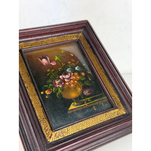 Black Still Life Composition, 1920s, Oil Painting on Copper, Set of 2 For Sale - Image 8 of 12