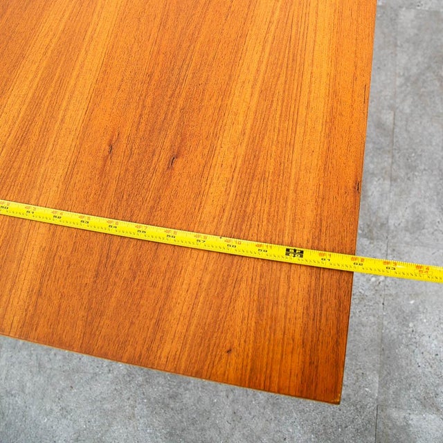 1960s Mid Century Danish Modern Dining Table Drop Leaf Gate Leg Folding Teak MCM For Sale - Image 11 of 12