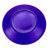 Vintage 6” Deep Cobalt Blue French Glass Serving Plates For Sale - Image 4 of 8