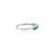Not Yet Made - Made To Order Half Eternity 0.58 CTW Emerald & Diamond Alternating Stackable Band Ring for Women - Size 7.5 For Sale - Image 5 of 11