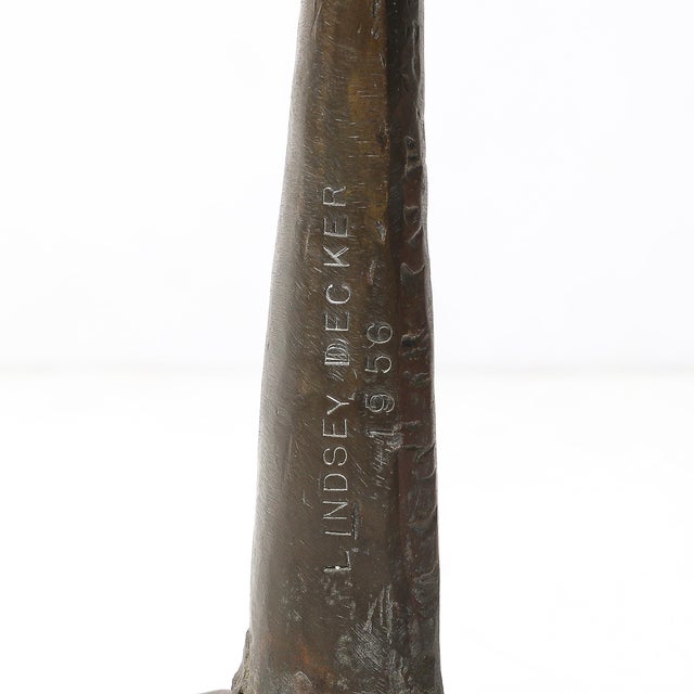 Brutalist Iron & Steel Sculpture Entitled "Reliquary" Signed Lindsey Decker For Sale In New York - Image 6 of 17