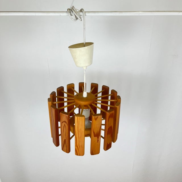 Mid-Century Modern Scandinavian Pine Suspension, 1970s For Sale - Image 9 of 16
