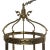 Hollywood Regency Vintage Versace Style Gilt Brass Greek Key Lantern For Sale - Image 3 of 3
