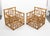 Mid-Century Bamboo and Rattan Armchairs attributed to Vivai del Sud, Italy, 1970s, Set of 2 For Sale - Image 14 of 16