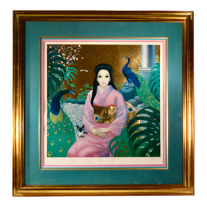 Margaret Keane Madame Butterfly C. 1986 Reproduction Print