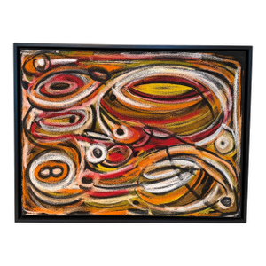 1940s Abstract Impressionist Painting unknown Artist