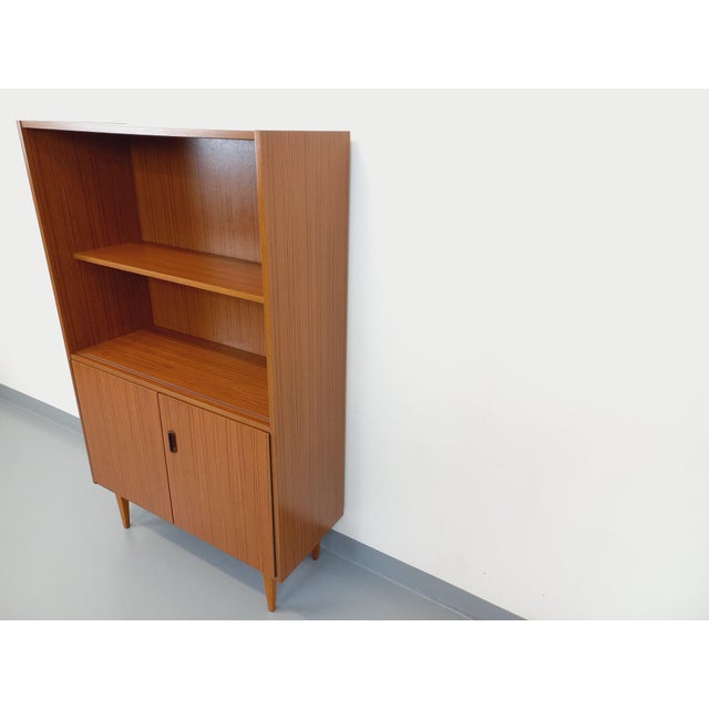 Vintage Scandinavian Style Storage Bookcase in Melamine and Teak, 1960s For Sale - Image 14 of 16