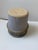 Rustic Striped Stoneware Canister Hand Crafted by Susan Maslowski For Sale - Image 4 of 12