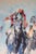 Impressionist Late 20th Century Anthony Veccio - American – Horse Racing - Oil on Canvas - 28.5" H X 41" W For Sale - Image 3 of 5