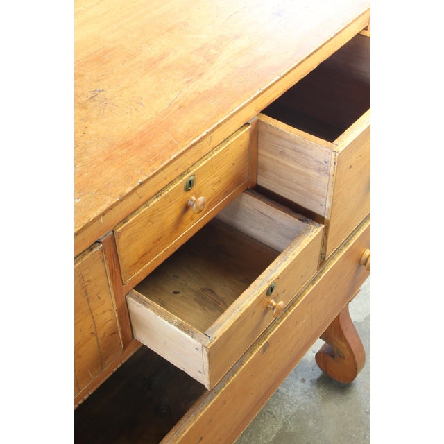 Antique 19th Century Provençal Sculptural Commode in Pine Wood, Denmark, 1850s For Sale - Image 14 of 18