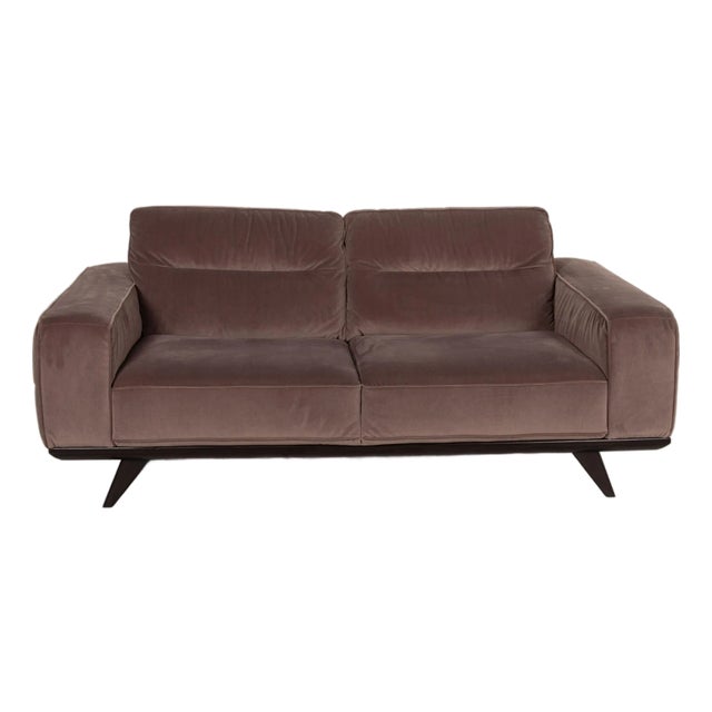 Audacia 2-Seater Sofa in Brown Fabric from Natuzzi For Sale