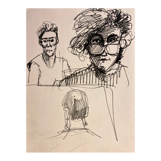 John Reilly Portrait Drawing For Sale