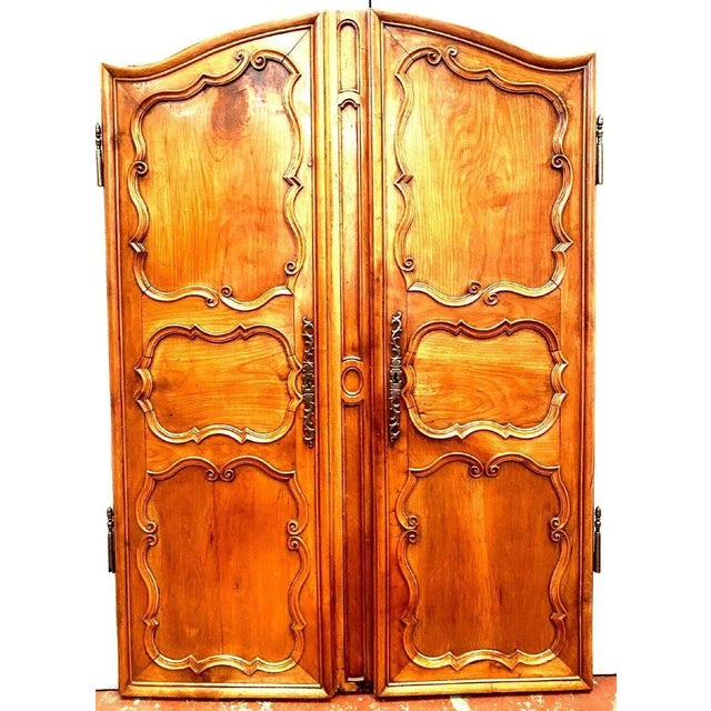 Cherrywood Framed Doors, 18th Century, Set of 2 For Sale - Image 13 of 13
