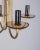 1950s Italian Brass and Pink Glass Chandelier, 1950s For Sale - Image 5 of 10