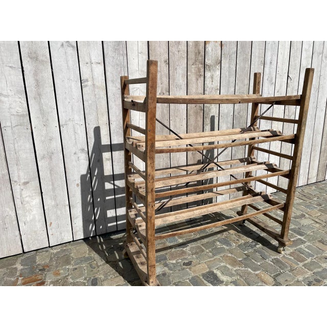 Blonde Beech Bakery Trolley, in Good conditions. Designed 1950 to 1959