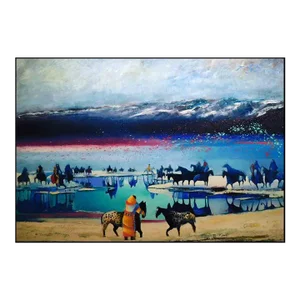 Earl Biss "Winter Ponies of the Nez Perce" Printers Proof Giclee Canvas