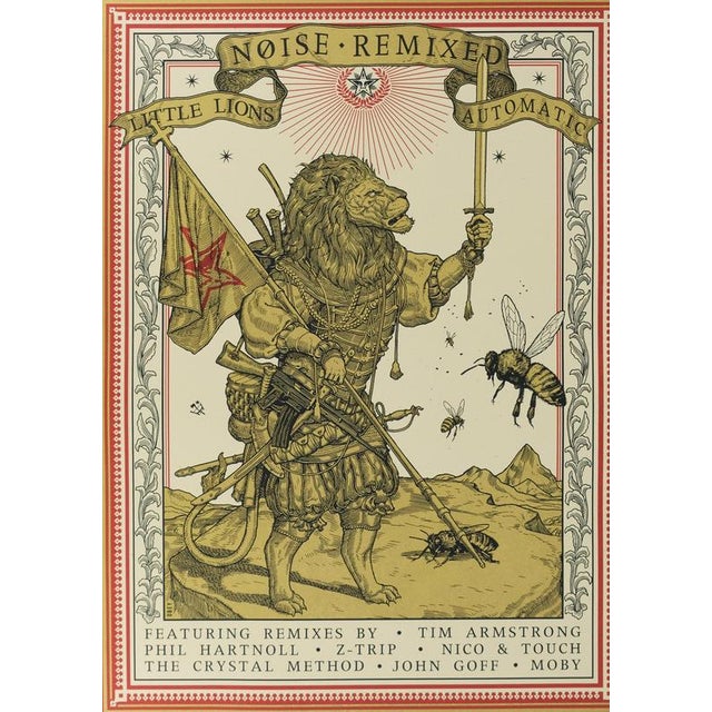 Shepard Fairey x Ravi ZUPA Noise Remixed Original color lithograph Signed in pencil and dated 2019 On vellum, 46 x 61 cm...