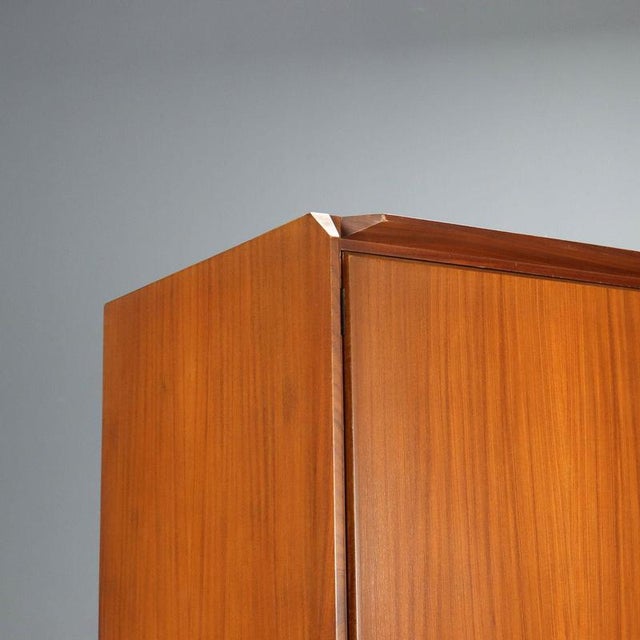 Vintage Wardrobe in Teak Veneer and Laminate, Italy, 1960s For Sale - Image 6 of 13
