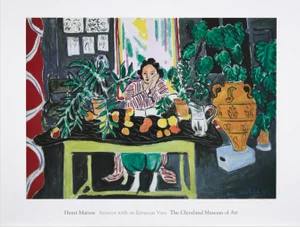 Interior With an Etruscan Vase (Intérieur Au Vase étrusque), 1940, Poster by Henri Matisse