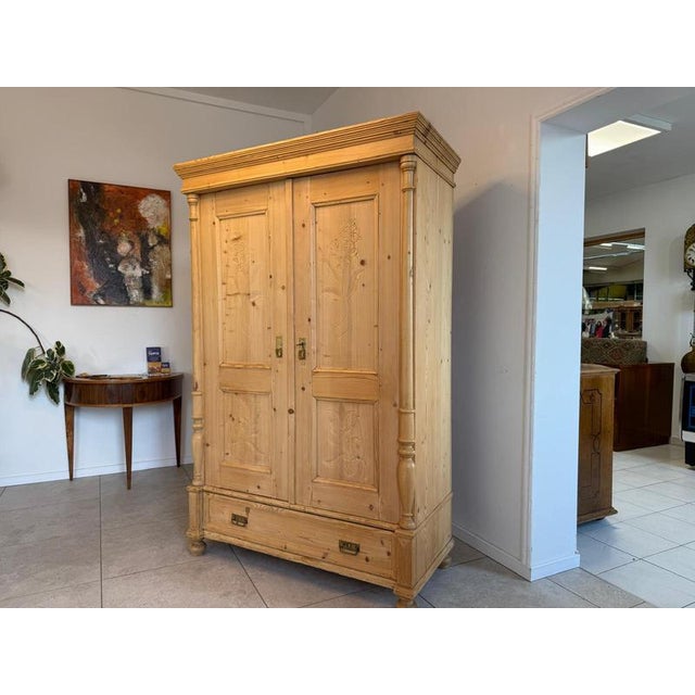 Gründerzeit Farmhouse Cupboard in Wood For Sale - Image 5 of 18