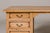 Late 20th Century Teak Kneehole Desk with Eight Drawers and Custom Bleached Finish For Sale - Image 5 of 12