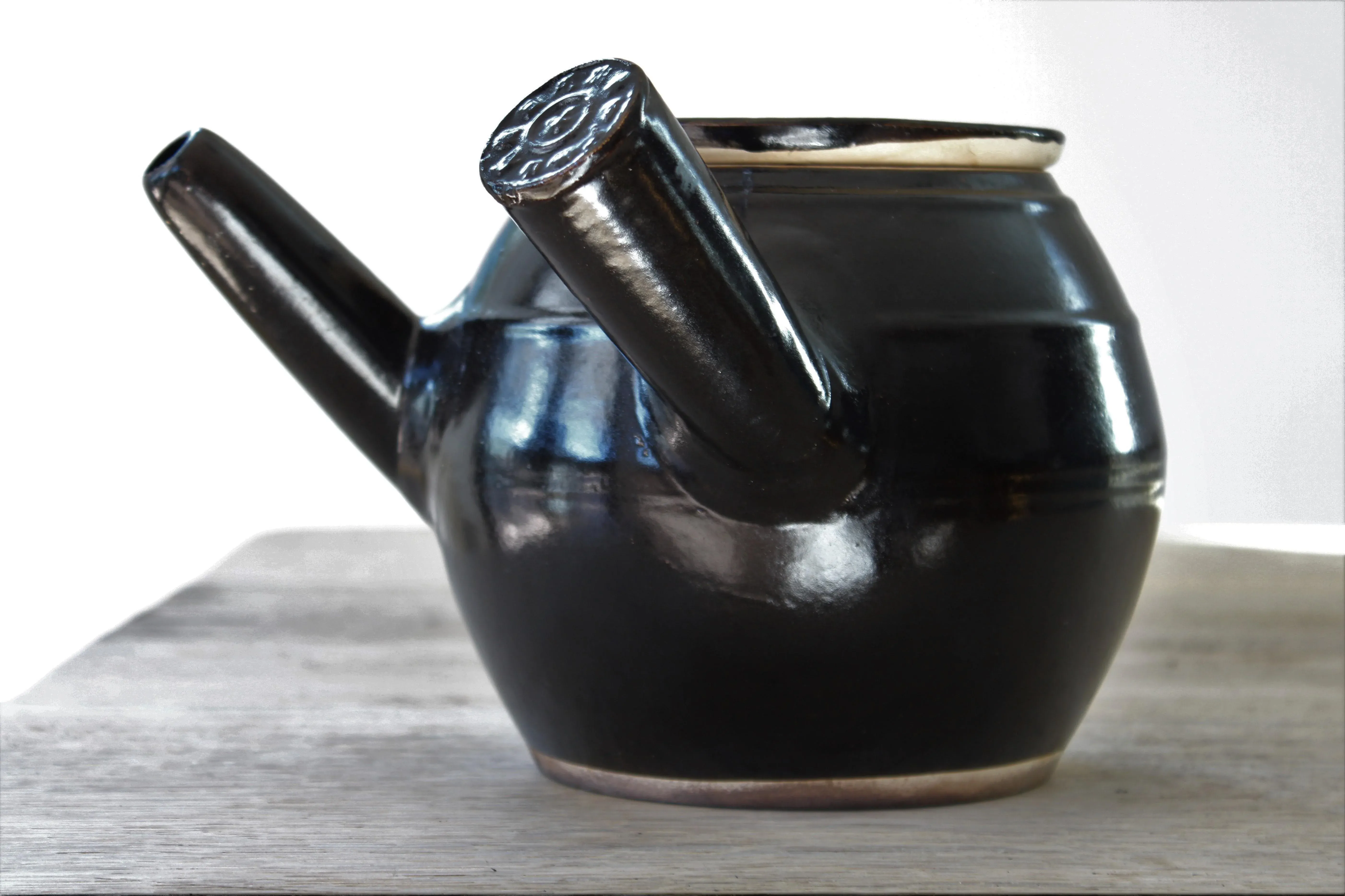 Wabi-Sabi Kyusu/Yokode Tea Pot Stoneware Pottery | Chairish