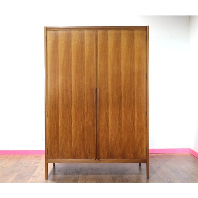 1960s Mid Century Modern VintageArmoire Wardrobe by Younger For Sale In Greensboro - Image 6 of 8