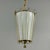 Swedish Opaline Glass and Brass Caged Lantern Pendant, 1950s For Sale - Image 10 of 16