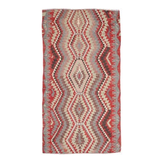 Mid 20th Century Vintage Turkish Kilim Rug For Sale
