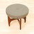 G Plan Mid Century Astro Vanity Stool by G Plan in Teak and Olive Greige For Sale - Image 4 of 10