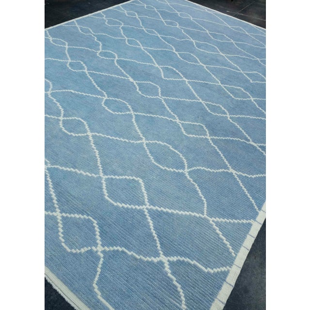 Turkish Turkish Tulu Handmade Rug 8'7" x 11'10" #18564 For Sale - Image 3 of 8