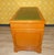 Edwardian English Desk in Yew Wood and Green Embossed Leather Top, 1960s For Sale - Image 10 of 16