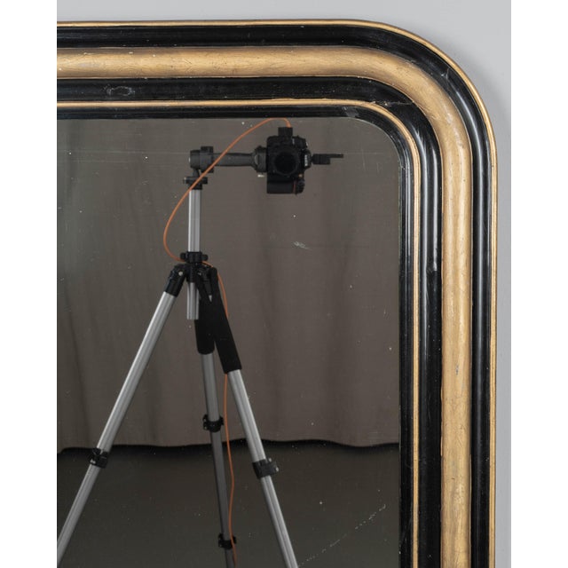 Louis Philippe 19th Century Louis Philippe French Gilded Mirror 30.5" by 41" For Sale - Image 4 of 9