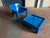 Blue Fiberglass Coffee Table, 1960s For Sale - Image 3 of 8