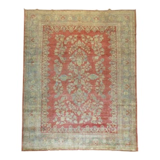 Early 20th Century Zabihi Collection Decorative Persian Sarouk Carpet - 9'1" x 12'5" For Sale