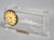 Michael F. Cox Reverse Carved Lucite Desk Clock Queen Elizabeth 2 Cruise Ship 95 For Sale - Image 9 of 13