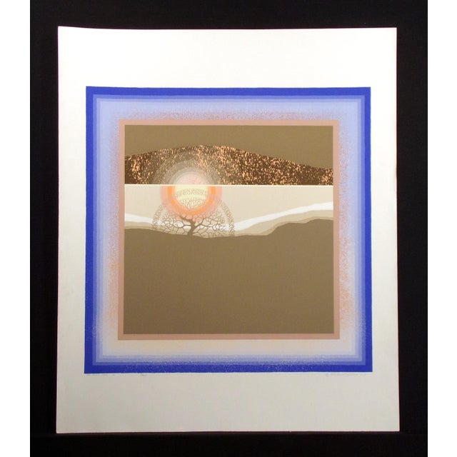 Impressionist 1980s Richard Gilbert "The Olive Tree Ii" Signed & Numbered Serigraph Fine Art For Sale - Image 3 of 8