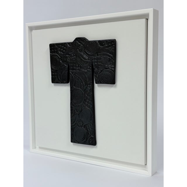 Contemporary One of a Kind Japanese Kimono Ceramic Sculpture For Sale - Image 3 of 4