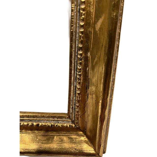 Antique Watercolor Etching of a European Village Street Scene Signed by v. Carre in a Gilded Frame For Sale - Image 13 of 18