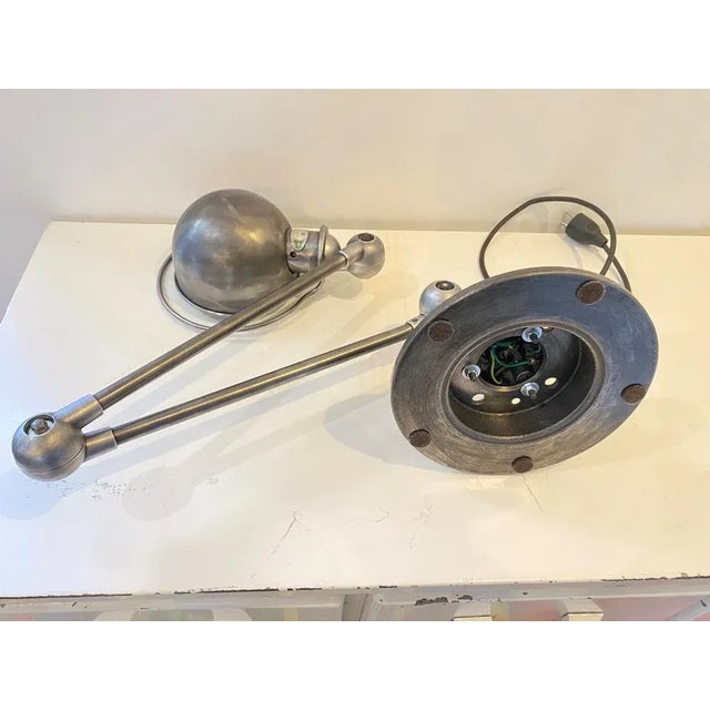 Industrial Graphite Desk Lamp by Jean-Louis Domecq for Jieldé For Sale - Image 6 of 10