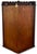 Outstanding Antique Beautifully Hand Carved Solid Mahogany Wall Hanging Corner Cabinet - Signed & Dated 1900 For Sale - Image 18 of 18