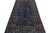 Tribal 1950s Vintage Oushak Runner Rug in Teal With Geometric Pattern From Rug & Kilim For Sale - Image 3 of 7