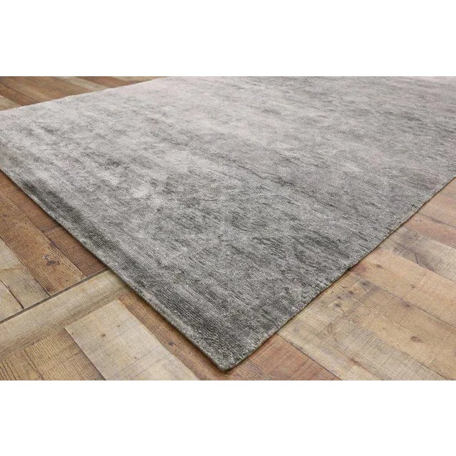 Transitional Gray Area Rug- 6′1″ × 9′2″ For Sale In Dallas - Image 6 of 11