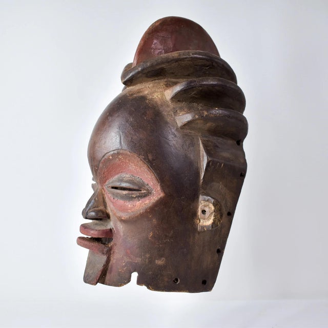 Early 20th Century Early 20th Century Suku Female Mask For Sale - Image 5 of 12