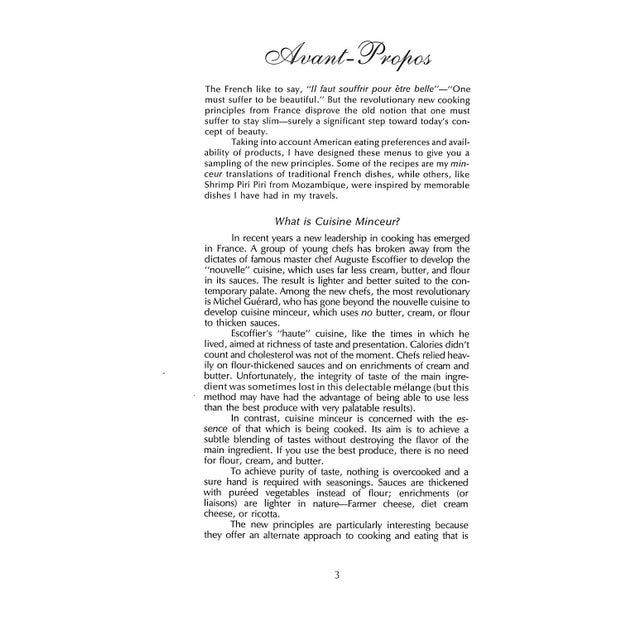 "Gourmet Minceur: A Week of Slimming Cuisine" 1977 Cox, Beverly For Sale - Image 10 of 10