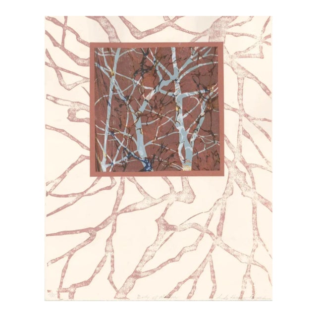 Linda Harrison Parsons Body of Nature Collage and Serigraph For Sale